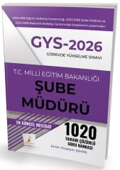 Pelikan 2026 GYS MEB Milli Eğitim Bakanlığı Şube Müdürü 1020 Soru Bankası Çözümlü Görevde Yükselme - Emin Hüseyin Şahin Pelikan Yayınevi