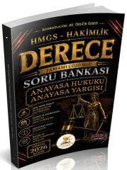 Savaş 2026 HUKAL DERECE HMGS Hakimlik Anayasa Hukuku, Anayasa Yargısı Soru Bankası Çözümlü Savaş Yayınları