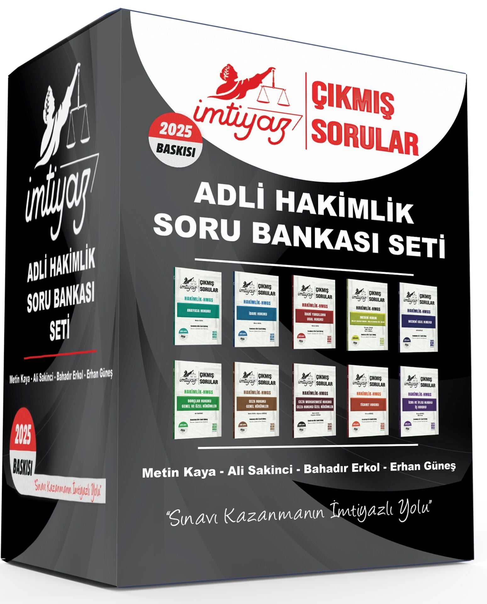 İmtiyaz 2025 Adli Hakimlik Çıkmış Sorular Soru Bankası Seti Çözümlü - Metin Kaya İmtiyaz Yayıncılık