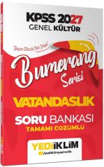 Yediiklim 2027 KPSS Vatandaşlık Bumerang Soru Bankası Çözümlü Yediiklim Yayınları
