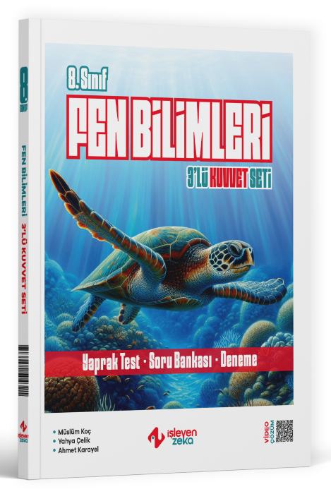 İşleyen Zeka 8. Sınıf Fen Bilimleri 3 lü Kuvvet Seti İşleyen Zeka Yayınları