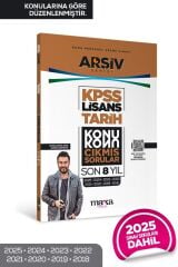 Marka 2026 KPSS Tarih Lisans Çıkmış Sorular Son 8 Yıl Konularına Göre Çözümlü ARŞİV Serisi Marka Yayınları