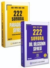 Öğreti 2026 KPSS MEB-AGS ALES DGS 222 Soruda Paragraf + Dil Bilgisi Şifresi Soru Bankası 2 li Set - Mikail Şan Öğreti Akademi
