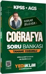 Yediiklim 2027 KPSS MEB-AGS Coğrafya Soru Bankası Çözümlü - Hakan Bileyen Yediiklim Yayınları