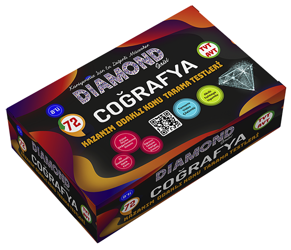 Gür YKS TYT Coğrafya Diamond 8 li Konu Tarama Testi Gür Yayınları
