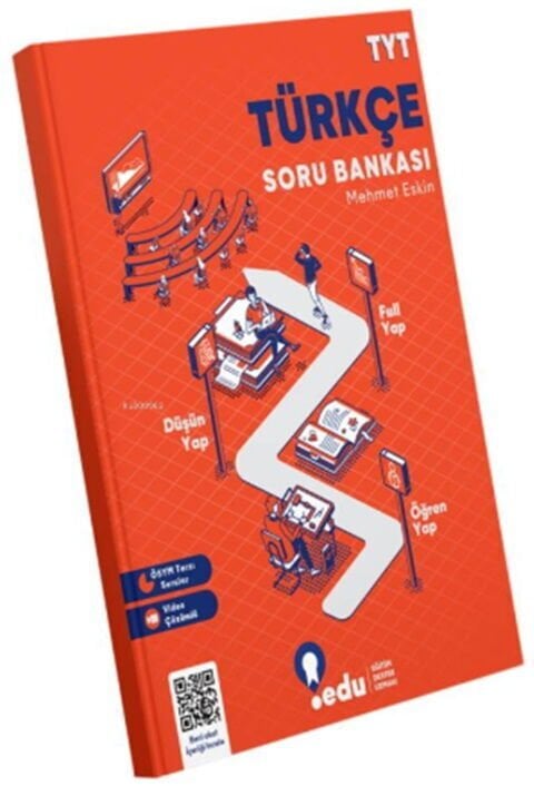 Edu YKS TYT Türkçe Soru Bankası Çözümlü Edu Yayınları
