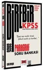 Yargı 2025 KPSS Paragraf Soru Bankası Birebir Serisi - Cemil Eryaşar Yargı Yayınları