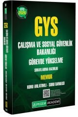 Pegem 2026 GYS Çalışma ve Sosyal Güvenlik Bakanlığı Memur Konu Anlatımlı Soru Bankası Görevde Yükselme Pegem Akademi Yayınları
