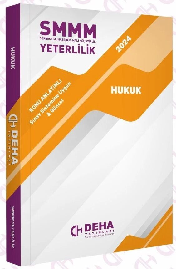 Deha SMMM Yeterlilik Hukuk Konu Anlatımlı Deha Yayınları
