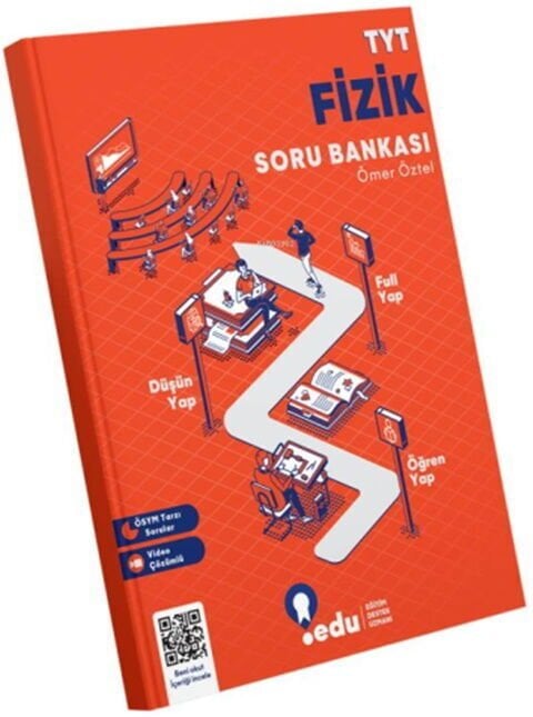 Edu YKS TYT Fizik Soru Bankası Çözümlü Edu Yayınları