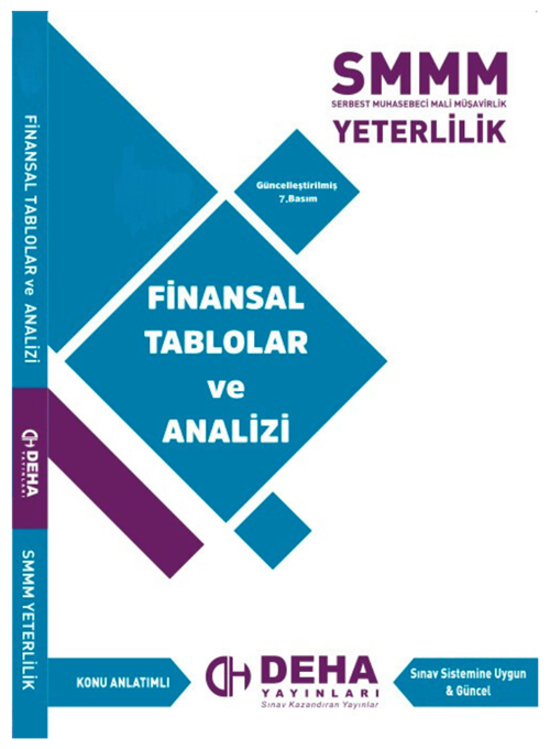 Deha SMMM Yeterlilik Finansal Tablolar ve Analizi Konu Anlatımlı Deha Yayınları