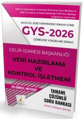 Pelikan 2026 GYS Gelir İdaresi Başkanlığı Veri Hazırlama ve Kontrol İşletmeni Soru Bankası Çözümlü Görevde Yükselme - Emin Hüseyin Şahin Pelikan Yayınevi