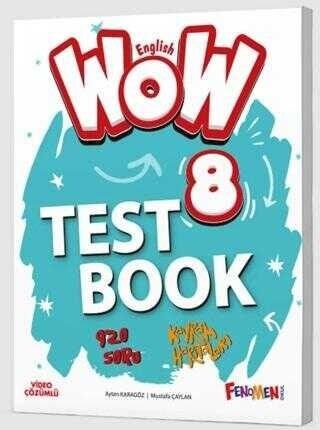 Fenomen Okul English 8 WOW Test Book Feomen Okul Yayınları