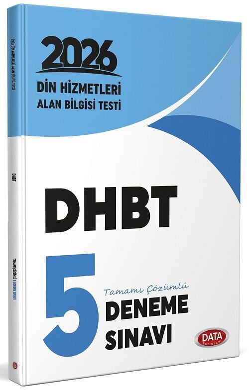 Data 2026 DHBT 5 Deneme Çözümlü Data Yayınları