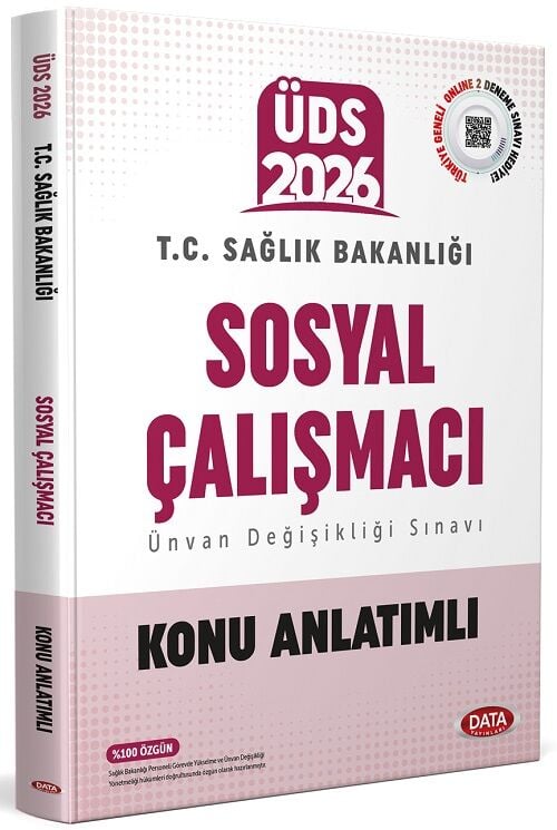 Data 2026 GYS ÜDS Sağlık Bakanlığı Sosyal Çalışmacı Konu Anlatımlı Görevde Yükselme Ünvan Değişikliği Data Yayınları