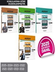Marka 2026 KPSS Tarih + Coğrafya + Vatandaşlık + Türkçe Lisans Çıkmış Sorular Son 8 Yıl Konularına Göre 4 lü Set ARŞİV Serisi Marka Yayınları