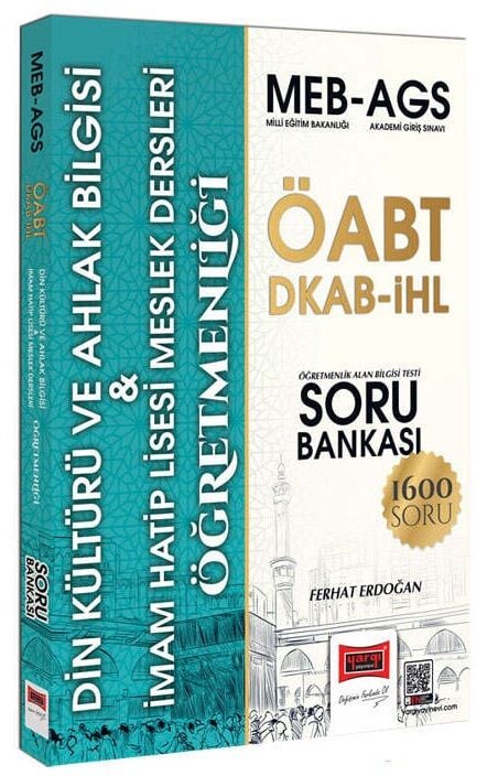 Yargı ÖABT MEB-AGS Din Kültürü ve Ahlak Bilgisi Öğretmenliği Soru Bankası Çözümlü - Ferhat Erdoğan Yargı Yayınları
