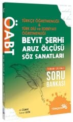Türkçecim TV ÖABT Türkçe-Türk Dili Edebiyatı Öğretmenliği Beyit Şerhi-Aruz Ölçüsü-Söz Sanatları Soru Bankası - Ali Özbek, Taner Gök Türkçecim TV Yayınları