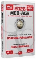 YENİ AGS - CBA Yayınları 2026 MEB-AGS Eğitim Bilimleri Öğrenme Psikolojisi Soru Bankası Çözümlü Pusula Serisi - Çetin Bozkaya CBA Yayınları
