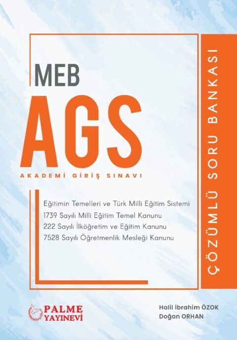 Palme MEB-AGS Eğitim Temelleri ve Türk Milli Eğitim Sistemi, Mevzuat Soru Bankası Çözümlü Palme Yayınları