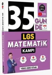 Şenol Hoca LGS 35 Günde Matematik Kampı Video Ders Kitabı Şenol Hoca Yayınları
