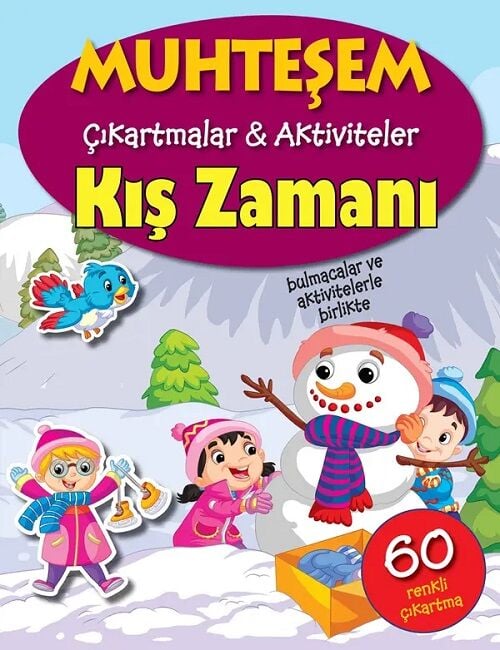 Muhteşem Çıkartmalar ve Aktiviteler - Kış Zamanı Parıltı Yayınları