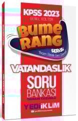 SÜPER FİYAT - Yediiklim 2023 KPSS Vatandaşlık Bumerang Soru Bankası Çözümlü Yediiklim Yayınları