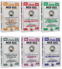 CBA Yayınları 2026 MEB-AGS Eğitim Bilimleri Tüm Dersler Soru Bankası 6 lı Set Pusula Serisi CBA Yayınları