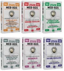 YENİ AGS - CBA Yayınları 2026 MEB-AGS Eğitim Bilimleri Tüm Dersler Soru Bankası 6 lı Set Pusula Serisi CBA Yayınları