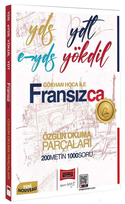 Yargı YDS YDT E-YDS YÖKDİL Fransızca Özgün Okuma Parçaları - Gökhan Yılmaz Yargı Yayınları