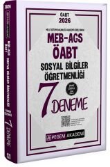 Pegem 2026 ÖABT MEB-AGS Sosyal Bilgiler Öğretmenliği 7 Deneme Çözümlü Pegem Akademi Yayınları