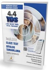 Pelikan YDS İngilizce 4x4 Cloze Test, Diyalog Tamamlama Soru Bankası Çözümlü Pelikan Yayınları