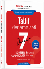 Öğretir TALTİF PAEM Komiser Yardımcılığı 7 Deneme Çözümlü Öğretir Yayınları