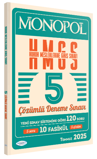 Monopol 2025 HMGS 5 Deneme Çözümlü Monopol Yayınları