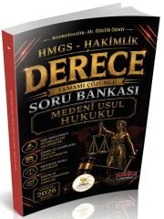 Savaş 2026 HUKAL DERECE HMGS Hakimlik Medeni Usul Hukuku Soru Bankası Çözümlü Savaş Yayınları