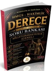 Savaş 2026 HUKAL DERECE HMGS Hakimlik Milletlerarası Genel Hukuk Soru Bankası Çözümlü Savaş Yayınları