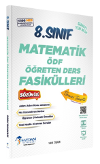 Saydam 8. Sınıf Matematik ÖDF Öğreten Ders Fasikülleri Saydam Yayınları