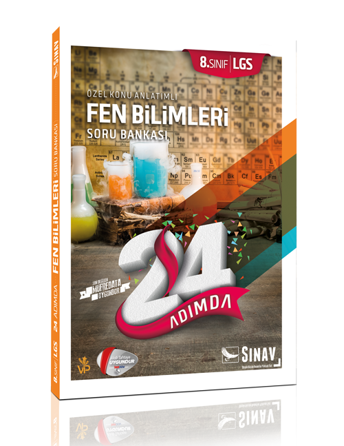 SÜPER FİYAT - Sınav 8. Sınıf LGS Fen Bilimleri 24 Adımda Özel Konu Anlatımlı Soru Bankası Sınav Yayınları