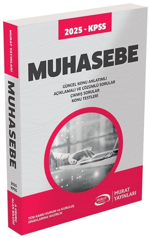 Murat 2025 KPSS A Grubu Muhasebe Konu Anlatımlı Murat Yayınları