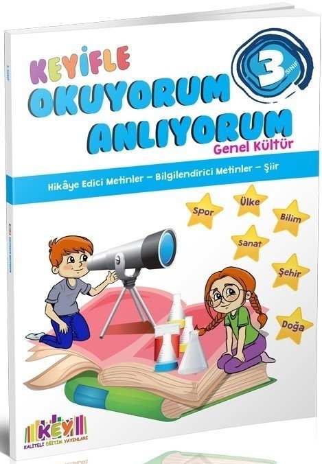 KEY Yayınları 3. Sınıf Keyifle Okuyorum Anlıyorum Genel Kültür KEY Yayınları