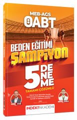 İndeks Akademi 2027 ÖABT MEB-AGS Beden Eğitimi Şampiyon 5 Deneme Çözümlü - Murat Aydın İndeks Akademi Yayıncılık