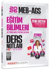 YENİ AGS - İndeks Akademi 2026 MEB-AGS Eğitim Bilimleri ve Türk Milli Eğitim Sistemi Video Ders Notları - Zeynep Salman İçli İndeks Akademi Yayıncılık