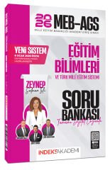 ÖN SİPARİŞ - YENİ AGS SİSTEMİ - İndeks Akademi 2026 MEB-AGS Eğitim Bilimleri ve Türk Milli Eğitim Sistemi Soru Bankası Çözümlü - Zeynep Salman İçli İndeks Akademi Yayıncılık