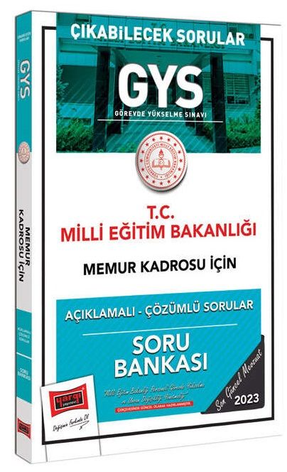 Yargı 2023 GYS MEB Milli Eğitim Bakanlığı Memur Çıkabilecek Sorular Soru Bankası Görevde Yükselme Yargı Yayınları