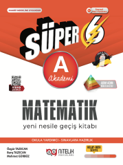 Nitelik 6. Sınıf Matematik Süper A Akademi Soru Kitabı Nitelik Yayınları
