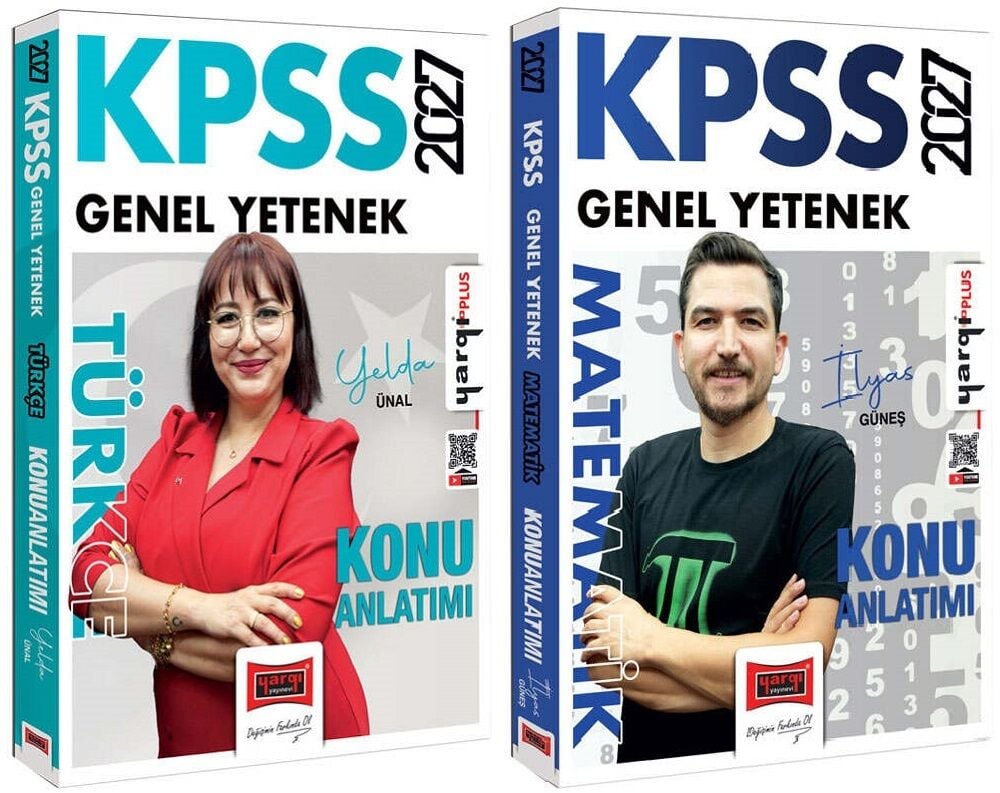 Yargı 2027 KPSS Türkçe + Matematik Konu Anlatımı 2 li Set Yargı Yayınları