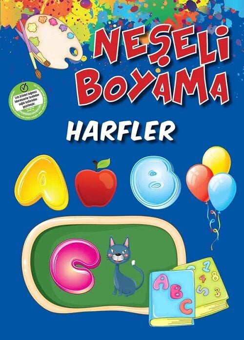 Neşeli Boyama - Harfler Parıltı Yayınları