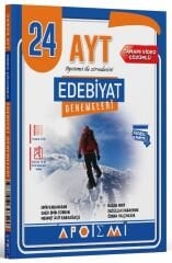 Apotemi YKS AYT Edebiyat 24 Deneme Çözümlü Apotemi Yayınları