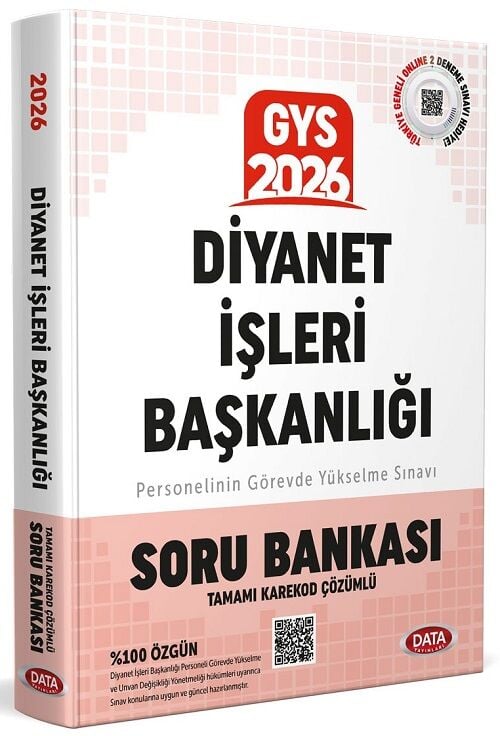 Data 2026 GYS DİB Diyanet İşleri Başkanlığı Soru Bankası Çözümlü Görevde Yükselme Data Yayınları