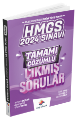 Dizgi Kitap 2024 HMGS Sınavı Çıkmış Sorular Çözümlü Dizgi Kitap